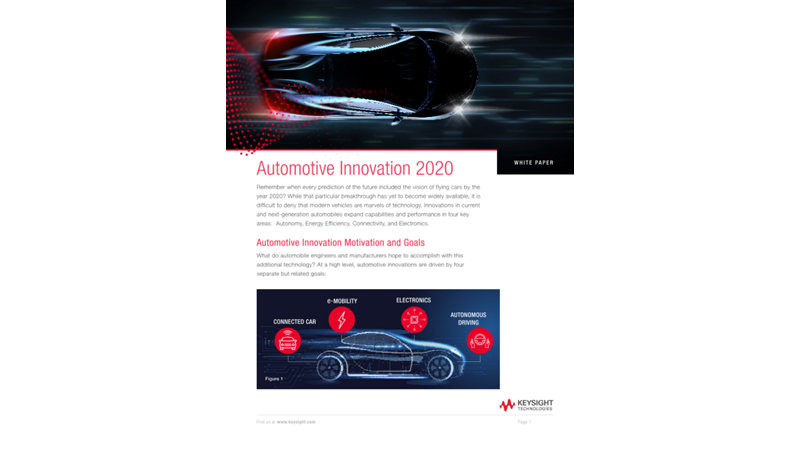 Automotive Innovation 2020